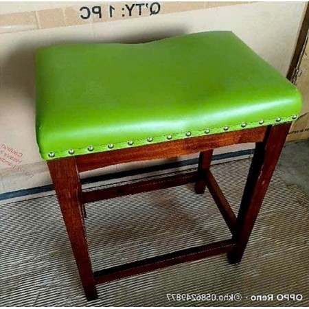 Saddle Green : Ghế Quầy Bar , Đảo Bếp - H74cm